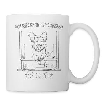 AGILITY DE SPORT CANIN - Mug blanc - blanc - Droite