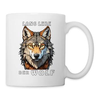 LONG LIVE THE WOLF - Mug - white - Right