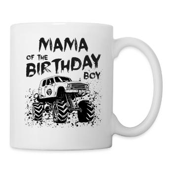 Mommy of the Birthday Boy Monster Truck Party - Mug - white - Right