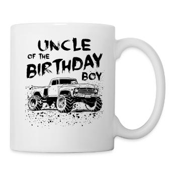 Oncle du garçon d’anniversaire Monster Truck Party - Mug blanc - blanc - Droite