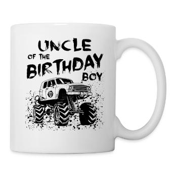 Oncle du garçon d’anniversaire Monster Truck Party - Mug blanc - blanc - Droite