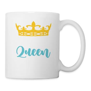 reine d'anniversaire - Mug blanc - blanc - Droite