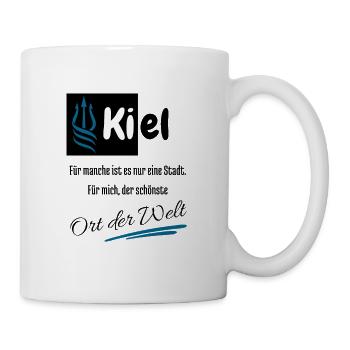 Pour moi, Kiel est la plus belle ville hanséatique du monde - Mug blanc - blanc - Droite