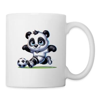 Cute Soccer Player Panda - Tasse - Weiß - Rechts