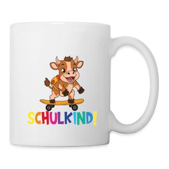 Schulkind 2024 Einschulung Schulanfang - Tasse - Weiß - Rechts