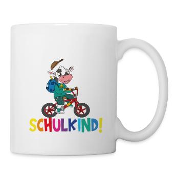 Schulkind 2024 Einschulung Schulanfang - Tasse - Weiß - Rechts