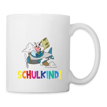 Schulkind 2024 Einschulung Schulanfang - Tasse - Weiß - Rechts