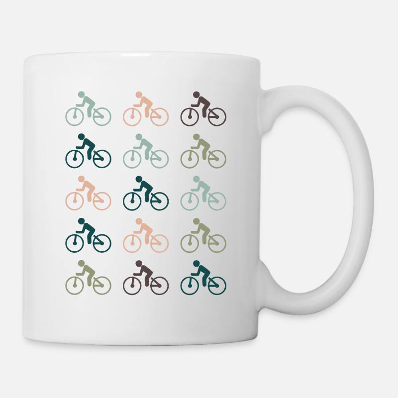 Fahrrad - Tasse - Weiß