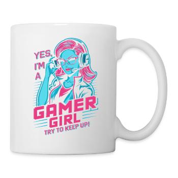 Gamer Girl - Mug blanc - blanc - Droite