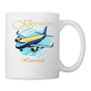 AVION Capers Pas aujourd’hui - Mug blanc - blanc - Droite