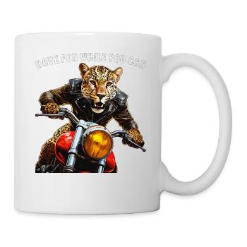 MOTORRAD HAVE FUN WHILE YOU CAN - Tasse - Weiß - Rechts