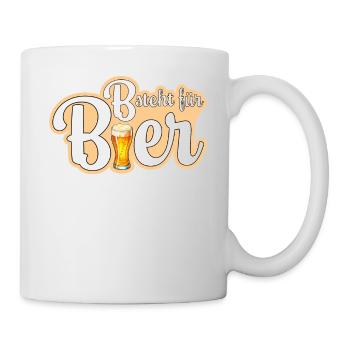 B comme bière - Mug blanc - blanc - Droite