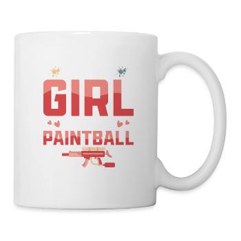 Just A Girl Who Loves Paintball Paintballer Tactic - Tasse - Weiß - Rechts