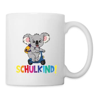 Schulkind 2024 Einschulung Schulanfang - Tasse - Weiß - Rechts