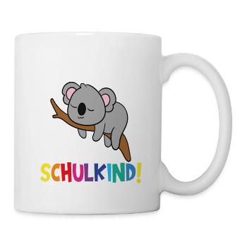 Schulkind 2024 Einschulung Schulanfang - Tasse - Weiß - Rechts