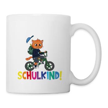 Schulkind 2024 Einschulung Schulanfang - Tasse - Weiß - Rechts