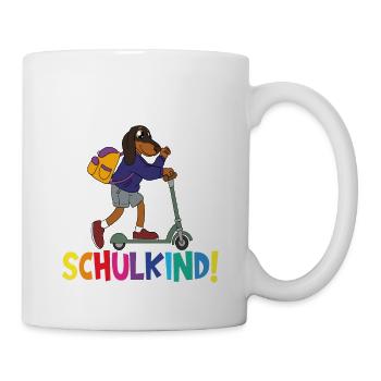 Schulkind 2024 Einschulung Schulanfang - Tasse - Weiß - Rechts