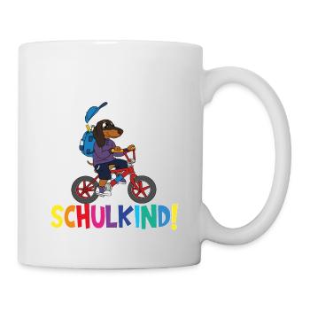 Schulkind 2024 Einschulung Schulanfang - Tasse - Weiß - Rechts