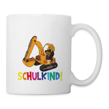Schulkind 2024 Einschulung Schulanfang - Tasse - Weiß - Rechts