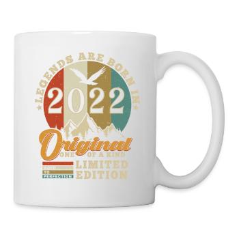 Original 2022 Cadeau D'anniversaire 2022 Authentic - Mug blanc - blanc - Droite