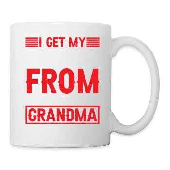 I Get My Attitude From My Grandma 2 - Mug - white - Right