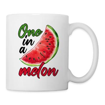 One In A Melon Funny Melon Summer - Mug - white - Right
