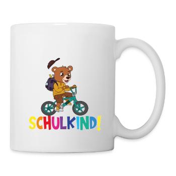 Schulkind 2024 Einschulung Schulanfang - Tasse - Weiß - Rechts