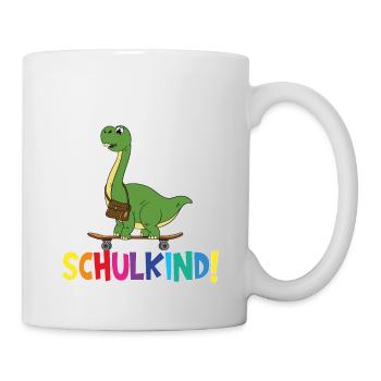 Schulkind 2024 Einschulung Schulanfang - Tasse - Weiß - Rechts