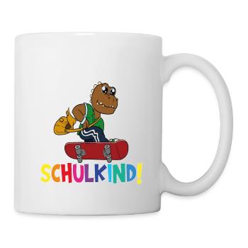 Schulkind 2024 Einschulung Schulanfang - Tasse - Weiß - Rechts