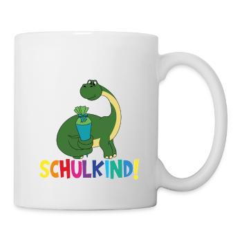 Schulkind 2024 Einschulung Schulanfang - Tasse - Weiß - Rechts