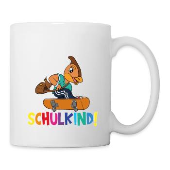 Schulkind 2024 Einschulung Schulanfang - Tasse - Weiß - Rechts