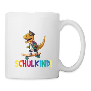 Schulkind 2024 Einschulung Schulanfang - Tasse - Weiß - Rechts