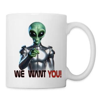 Alien recruitement - Mug - white - Right