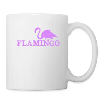 Être Un Flamant Dans Une Volée De Pigeons Drôle D’oiseau - Mug blanc - blanc - Droite