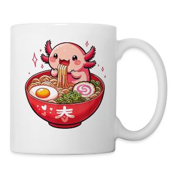 Cute Axolotl Ramen - Tasse - Weiß - Rechts
