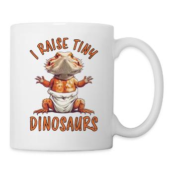 Dragon barbu disant Fun Drôle Dragon barbu cadeau - Mug blanc - blanc - Droite