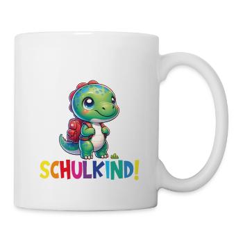 Schulkind 2024 Einschulung Schulanfang - Tasse - Weiß - Rechts