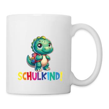 Schulkind 2024 Einschulung Schulanfang - Tasse - Weiß - Rechts