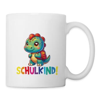 Schulkind 2024 Einschulung Schulanfang - Tasse - Weiß - Rechts