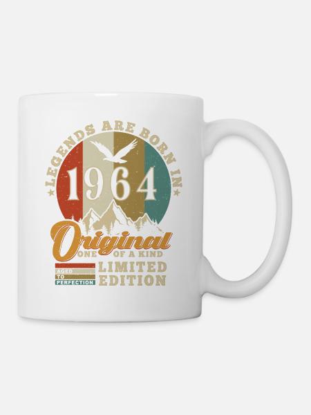 Original 1964 Cadeau D'anniversaire 1964 Authentic - Mug blanc - blanc