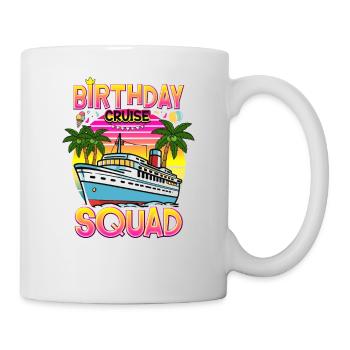 Birthday Cruise Squad 2025 - Tasse - Weiß - Rechts