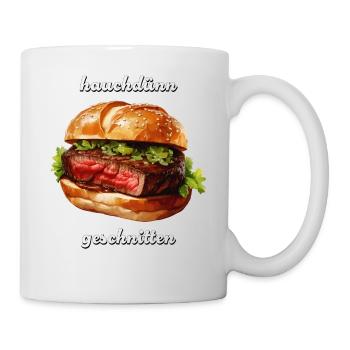 STEAK wafer-thin sliced - Mug - white - Right