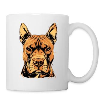 Pitbull Bulldog Pittie American Pitbull Terrier - Mug - white - Right