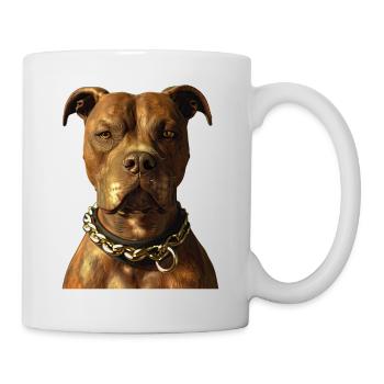 Pitbull Bulldog Pittie American Pitbull Terrier - Mug - white - Right