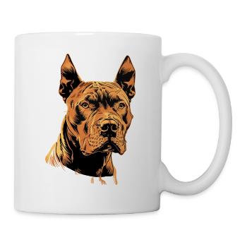 Pitbull Bulldog Pittie American Pitbull Terrier - Mug - white - Right
