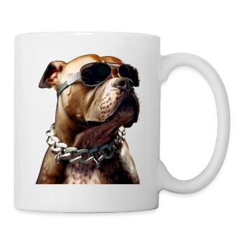 Pitbull Bulldog Pittie American Pitbull Terrier - Mug - white - Right