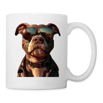 Pitbull Bulldog Pittie American Pitbull Terrier - Mug - white - Right