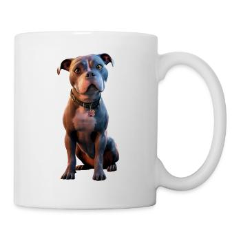 Pitbull Bulldog Pittie American Pitbull Terrier - Mug - white - Right