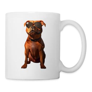 Pitbull Bulldog Pittie American Pitbull Terrier - Mug - white - Right