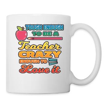 Assez dur pour être enseignant - Mug blanc - blanc - Droite